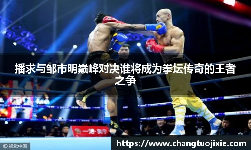 播求与邹市明巅峰对决谁将成为拳坛传奇的王者之争